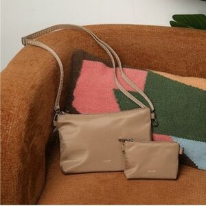 Pixie Mood Drea Pouch (Set of 2) in Tan